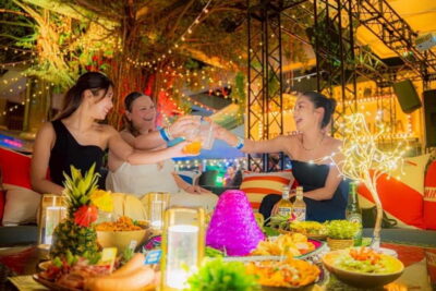 Okinawa:Sky BAR TOPTREE Nightclub Entry Ticket+Drink & VIP