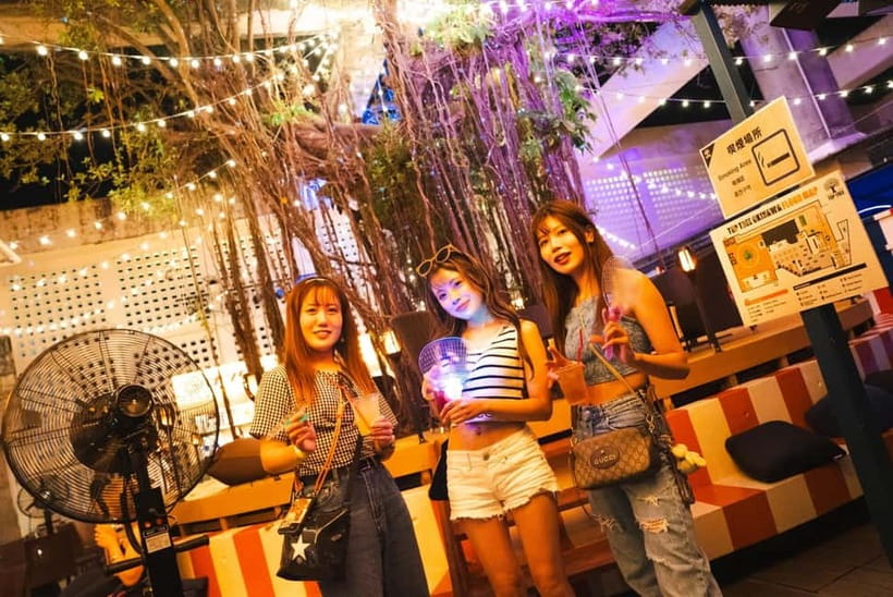 Okinawa:Sky BAR TOPTREE Nightclub Entry Ticket+Drink & VIP - Value for money at 1,000 or 2,000 yen