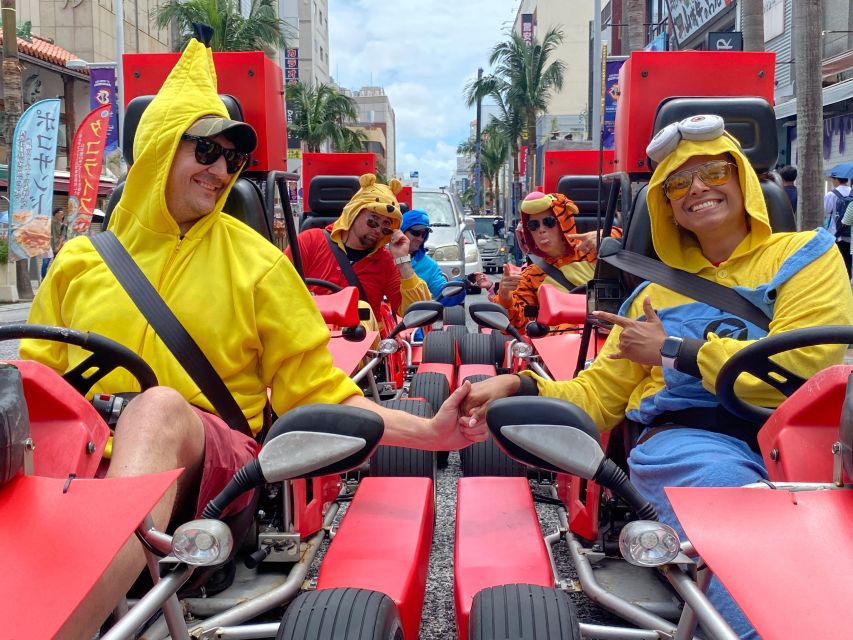 Original Street Kart Experience in Naha, Okinawa - Picking a costume before the engines start