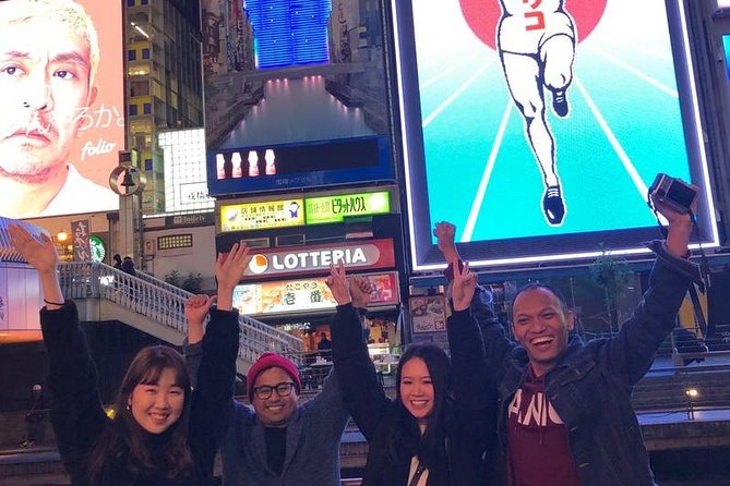 Osaka Bar Hopping Night Walking Tour in Namba (3 bars, 6 tastes) - Food portions and dietary limits