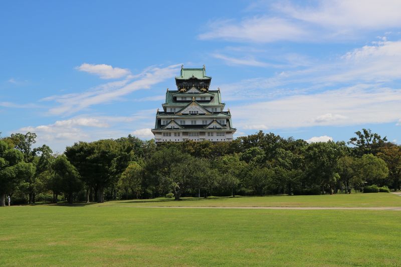 Osaka Castle Ticket - The rooftop view, and what you can spot