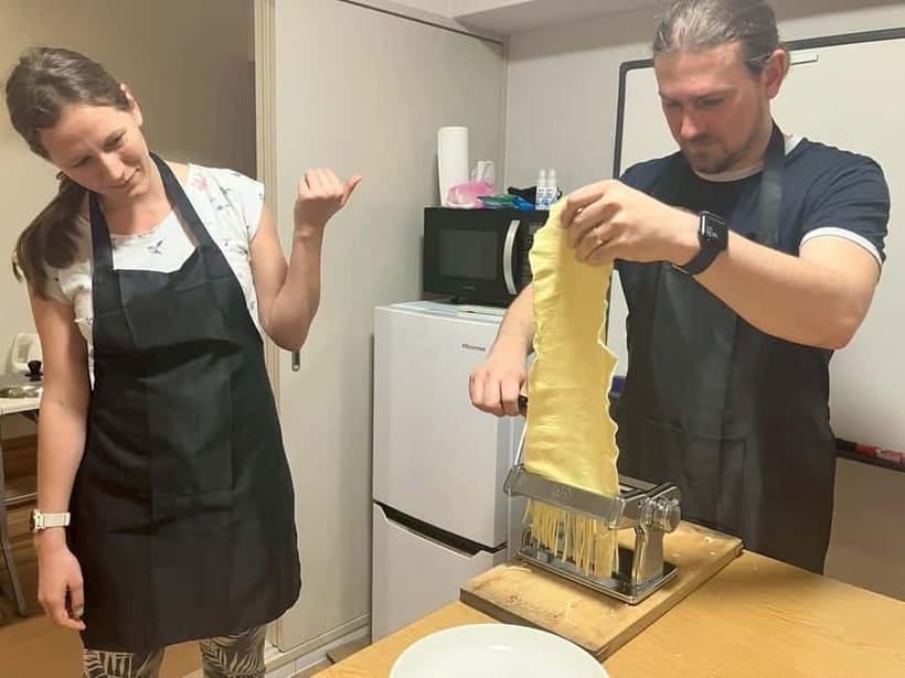 Osaka: Cooking Class Ramen & Gyoza Course in Nanba - Making ramen from flour in Osaka