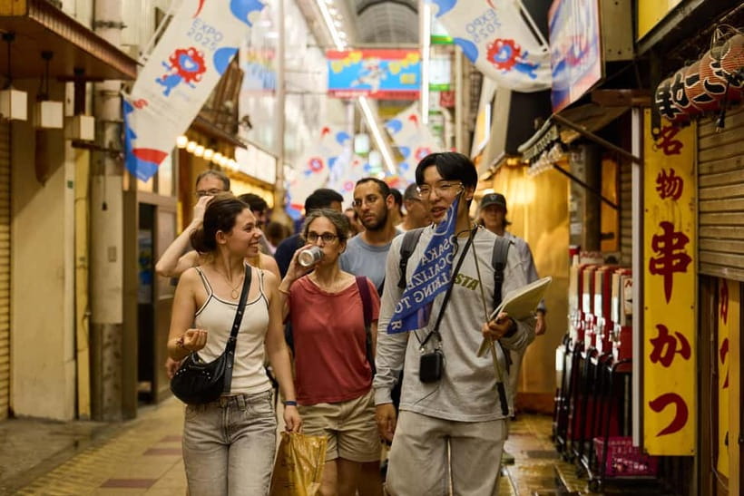 Osaka: Dark Side of Osaka Night Walking Tour - Shinsekai and the strange story behind New World