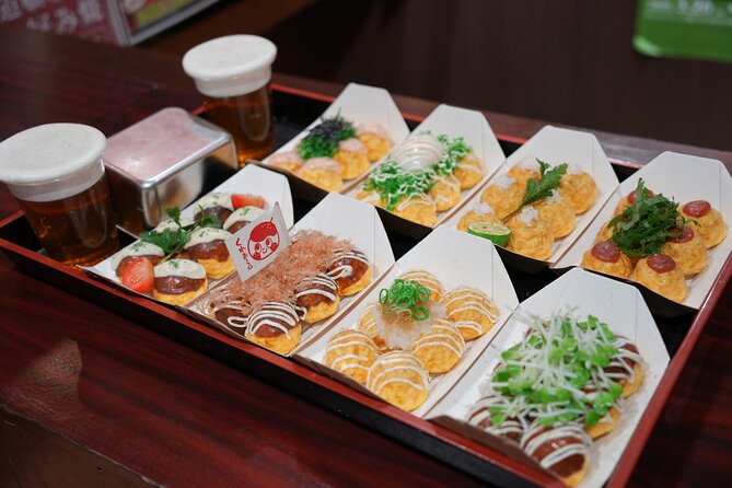 Osaka Delights: Traditional Japanese Food Tour - Okonomiyaki and kushikatsu near Hozenji