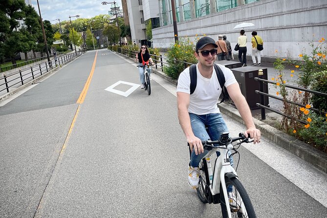 Osaka E-Bike Tour with a Local Guide - Ending at Namba Yasaka Shrine