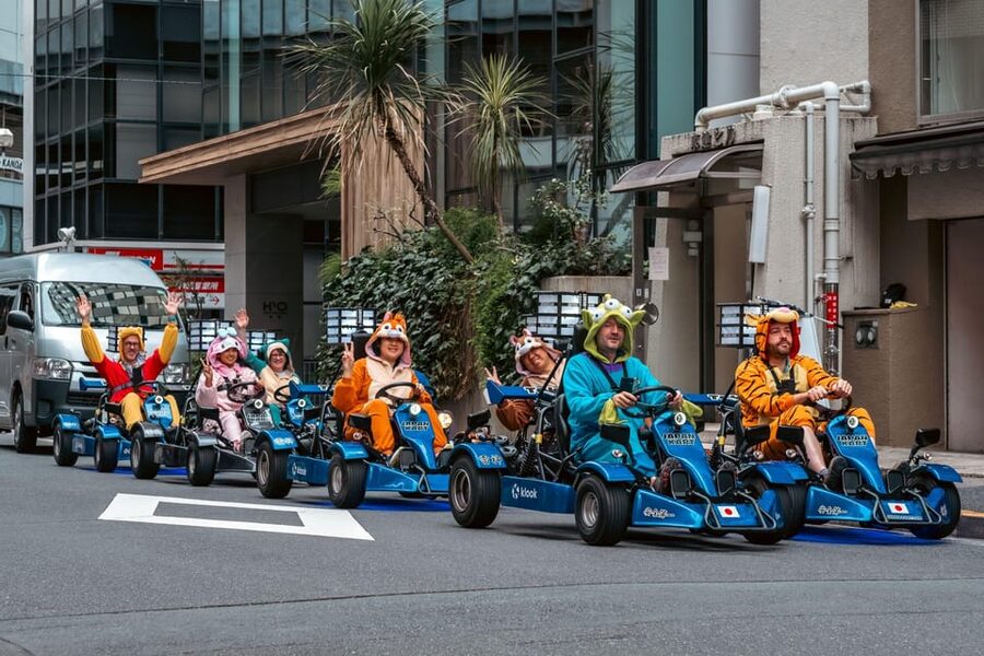 Osaka: Go Kart Tour on Osaka Streets with Guide - Abeno Harukas and the southern city view