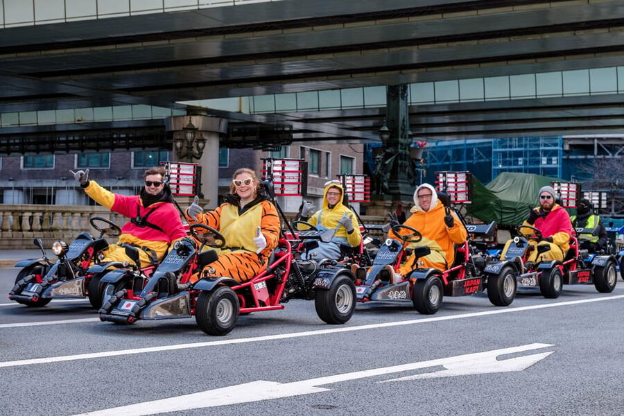 Osaka: Go Kart Tour on Osaka Streets with Guide - Costumes, helmets, and the practical gear