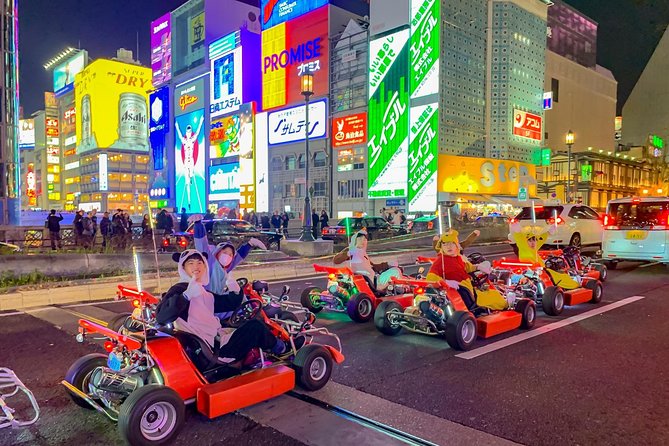 Osaka Go Karting Tour with Funny Costume - Tsutenkaku Tower and Osaka’s food streets