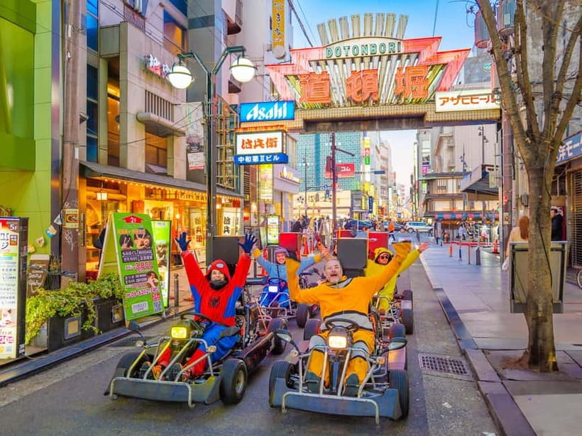 Osaka: Guided Go Karting Tour in a Funny Costume - Key points at a glance