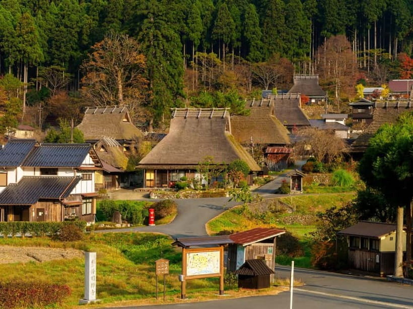 Osaka/Kyoto: Amanohashidate & Miyama Tour with Boat & Lunch - Amanohashidate by sightseeing boat