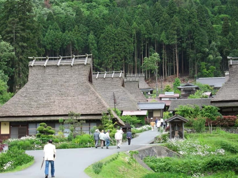 Osaka/Kyoto: Amanohashidate & Miyama Tour with Boat & Lunch - Kasamatsu Park and the Flying Dragon View