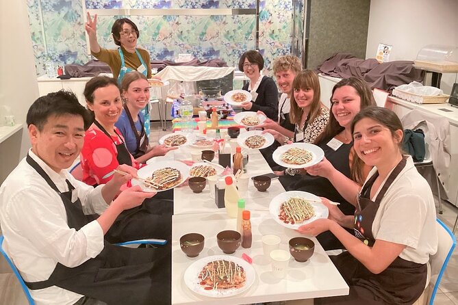 Osaka Okonomiyaki Cooking Experience! - Miso soup and the meal afterward