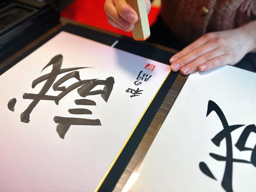 Osaka: Private Japanese Calligraphy Experience - Key points to know before you book