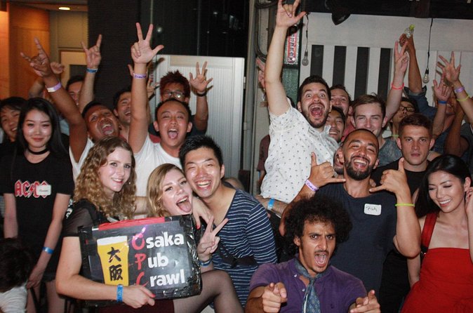 Osaka Pub Crawl and Nightlife Tour - Finishing at a nightclub