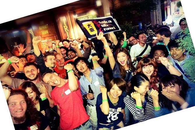 Osaka Pub Crawl and Nightlife Tour - Welcome shots and drink discounts