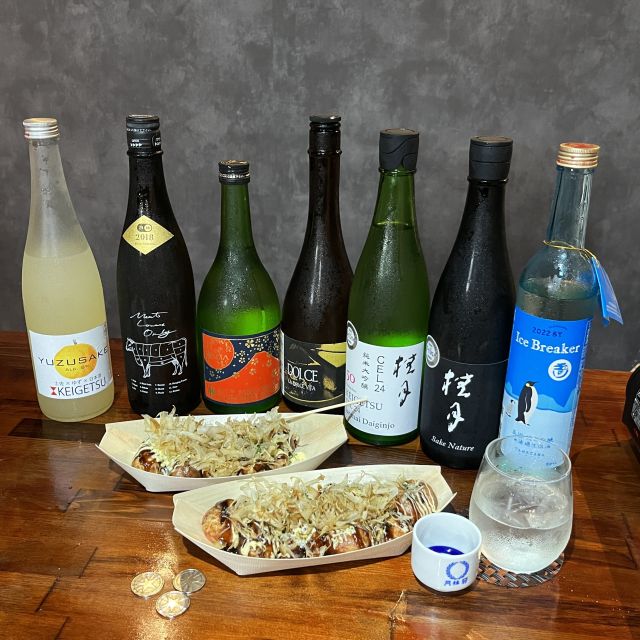 Osaka Sake Tasting with Takoyaki Cooking - Arriving at MOMO to SAKE Near Namba