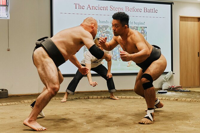 Osaka Sumo Experience with Live Show and Audience Challenge - Who will enjoy this most?