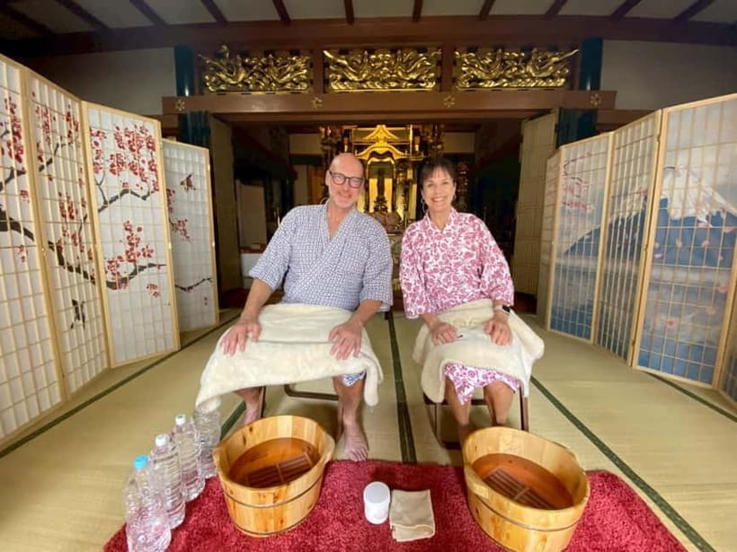 Osaka Temple Head Spa &Matcha Facial – Refresh & Glow〈90min〉 - Incense, Bell Meditation, and a Short Temple Introduction