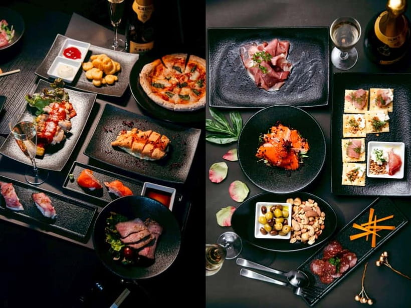 Osaka Umeda: PICCADILLY DINNER SHOW & NIGHTCLUB with Tasting - The early evening: food before the main show