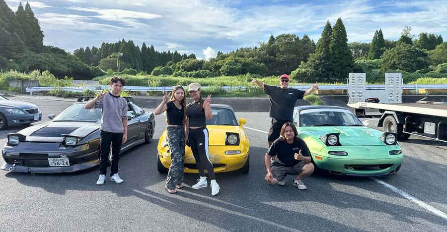 Private Drifting Lesson w/ OG Instructor Tokyo Drift Japan - At Minami Chiba Circuit, the lesson begins step by step