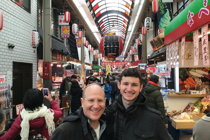 Private Osaka Tour with Government Licencsed Guide and Vehicle (Max 7 persons) - Kuromon Market and Doguyasuji: two useful food stops
