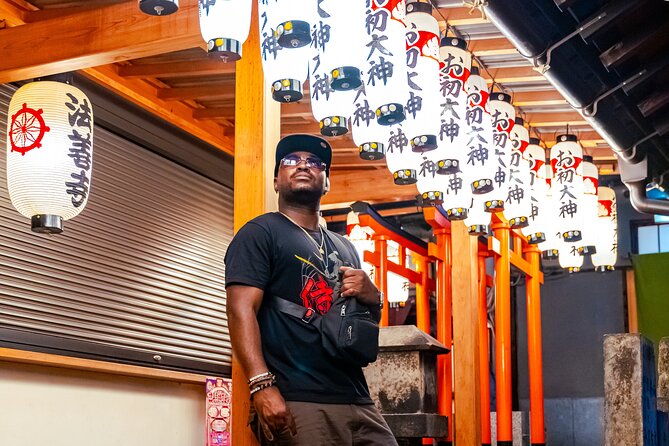 Private Vibrant Night Photoshoot Experience in Osaka (Dotonbori) - Hozenji Yokocho brings a quieter Osaka mood