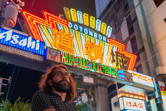 Private Vibrant Night Photoshoot Experience in Osaka (Dotonbori) - The quieter side streets are part of the value
