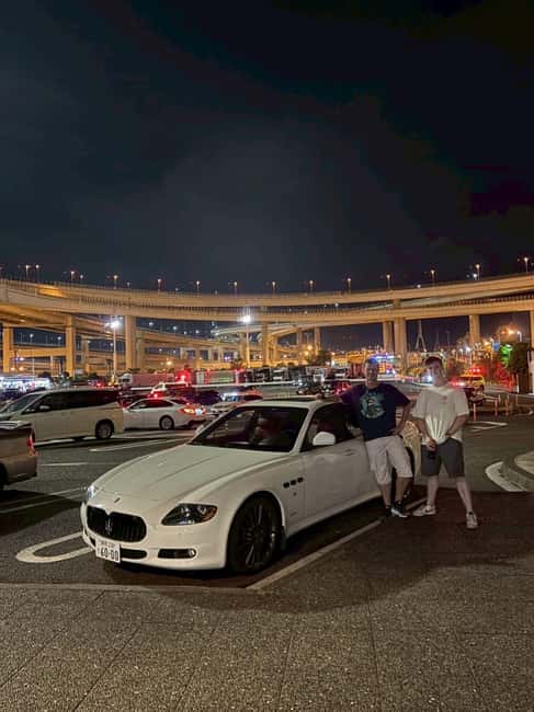 R34Skyline Daikoku PA Fast & Furious Private Experience - Rainbow Bridge turns the transfer into sightseeing