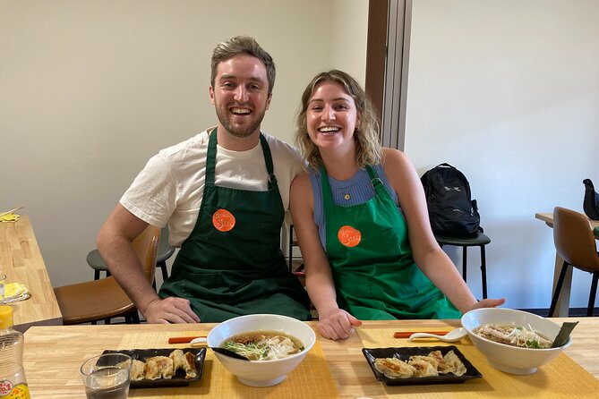 Ramen and Gyoza Cooking Class in Osaka Dotonbori - The meal at the end is part of the value