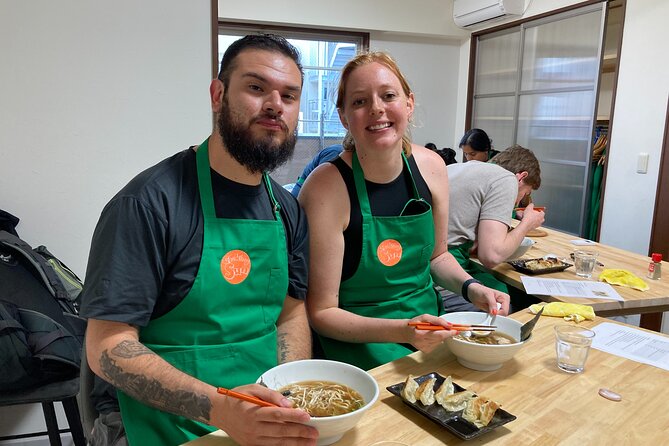 Ramen and Gyoza Cooking Class in Osaka Dotonbori - What happens when the class begins
