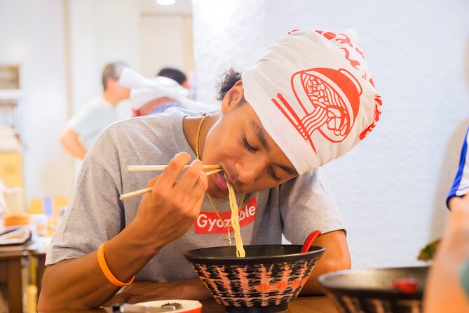 Ramen Cooking Class at Ramen Factory in Mt.Fuji - Preparing chicken, tofu, and the toppings