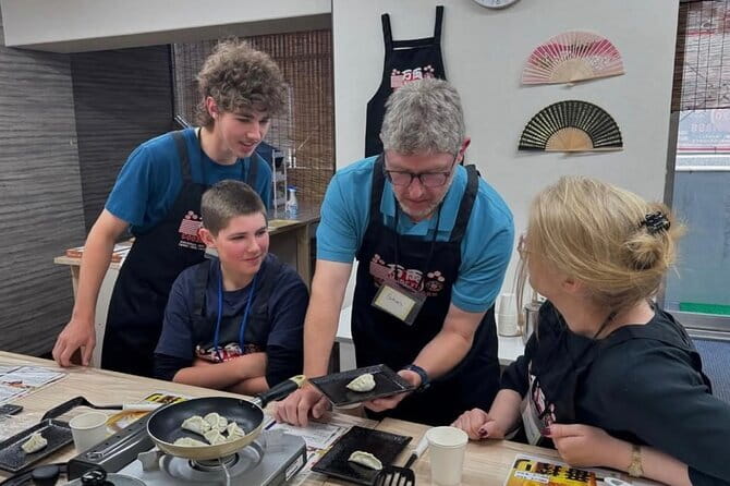 Ramen Gyoza Onigiri Japanese Cooking Class in Kyoto - Gyoza wrapping gives you the most hands-on work