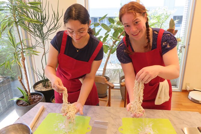 Ramen Making from Scratch with Tokyo Mom(Vegan Option Available) - The Tokyo setting adds useful time before and after