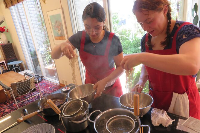 Ramen Making from Scratch with Tokyo Mom(Vegan Option Available) - Kneading noodles from flour to bowl
