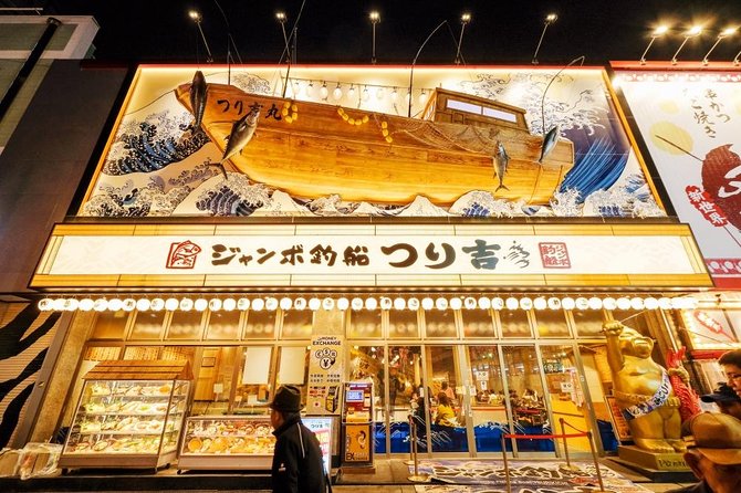 Retro Osaka Street Food Tour: Shinsekai - Billiken Shrine and local character