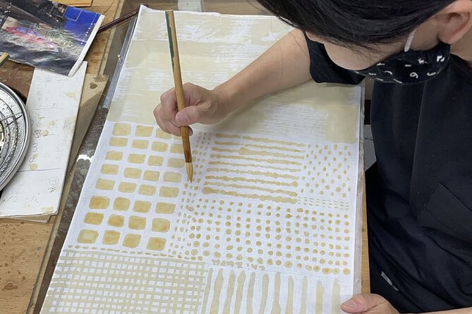 Roketsu dyeing experience: M course Roketsu Dyeing Experience - A calm break from Kyoto’s walking schedule
