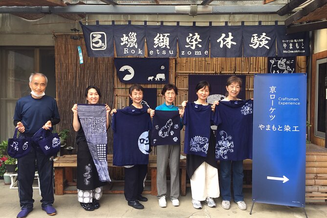 Roketsu dyeing experience: M course Roketsu Dyeing Experience - What happens during the 90 to 120 minute workshop