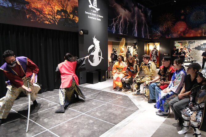 Samurai dress-up and shows, plus Tea Ceremony & Calligraphy - What the staff do best