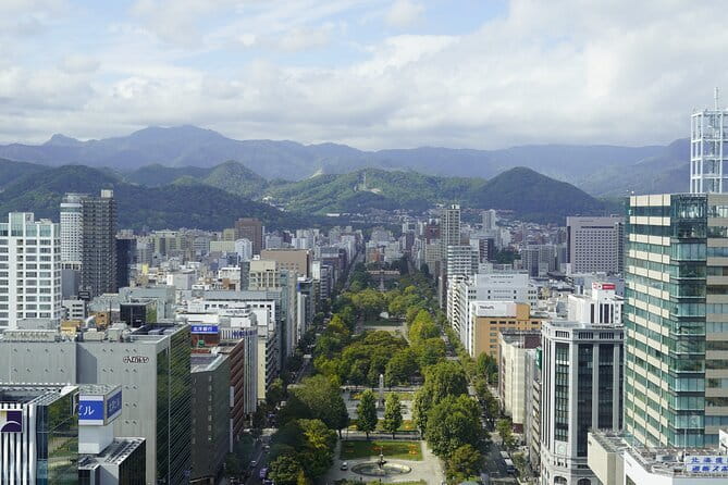 Sapporo Highlights: Golden Route Morning Walking Tour - Akarenga Terrace: look twice at an ordinary-looking park