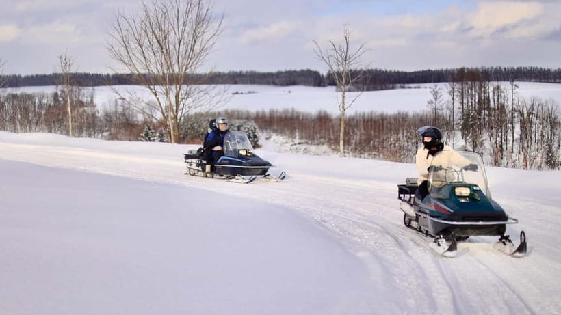 Sapporo Winter : Asahiyama Zoo (Penguin Fun & Snowmobile) - The long ride back to Sapporo