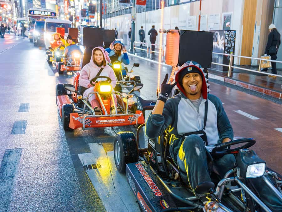 Shibuya#2 Go Karting Tour with Funny Costume - The one-hour route and its main sights