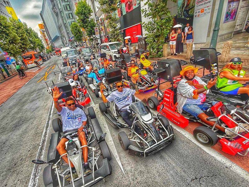 SHIBUYA CROSSING GO-KART BEST TOUR PROVIDER by ALOHA GO-KART - Tokyo Tower is a dramatic place to start