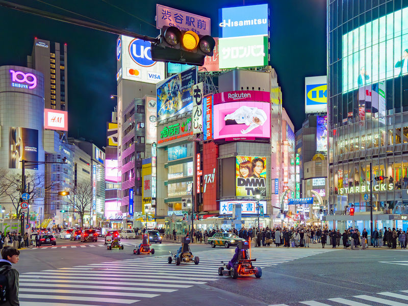 Shibuya Go Karting Experience by Akiba Kart Shibuya - Tokyo from a kart seat, not a tour bus