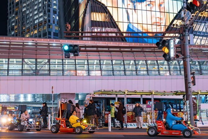 Shibuya Go Karting Tour with Funny Costume - Rain, clothing, and meeting point details