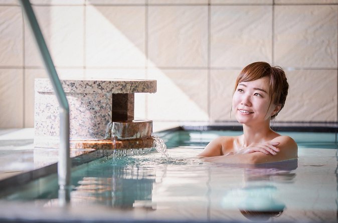 Tattoo-friendly open-air Onsen & drink - Five indoor baths and the open-air schedule