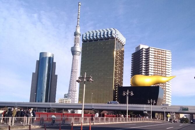 Tattoo-friendly open-air Onsen & drink - Sky Tree views from the outdoor bath