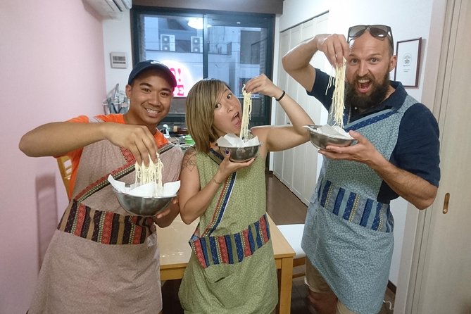 Three Types of Ramen Cooking Class in Osaka - The first task: turning dough into ramen noodles