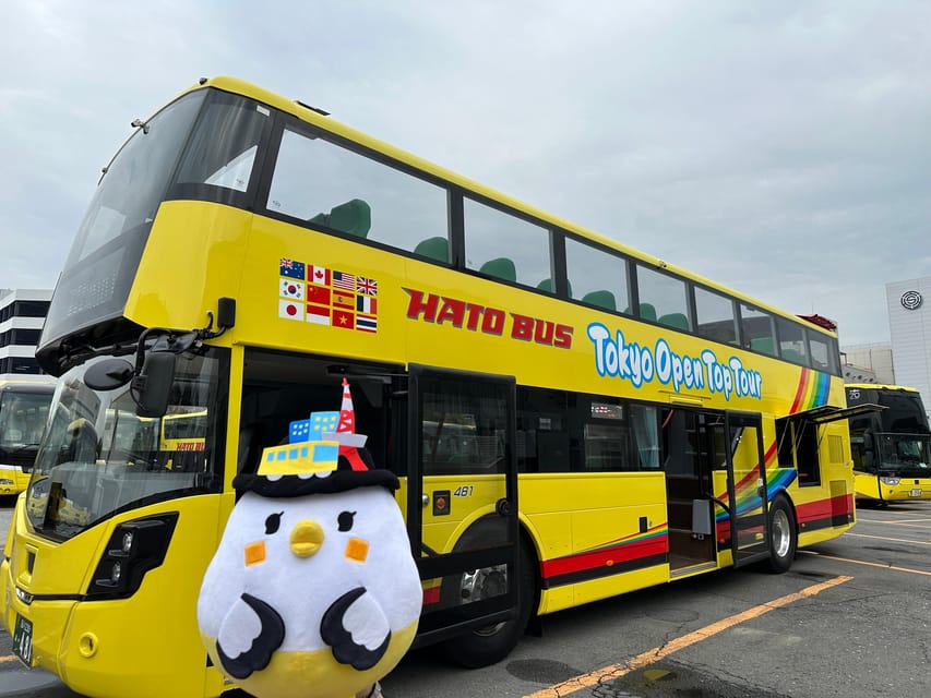 Tokyo: 60min Panoramic Open Top Bus Tour with Audio Guide - Ginza completes the central Tokyo loop