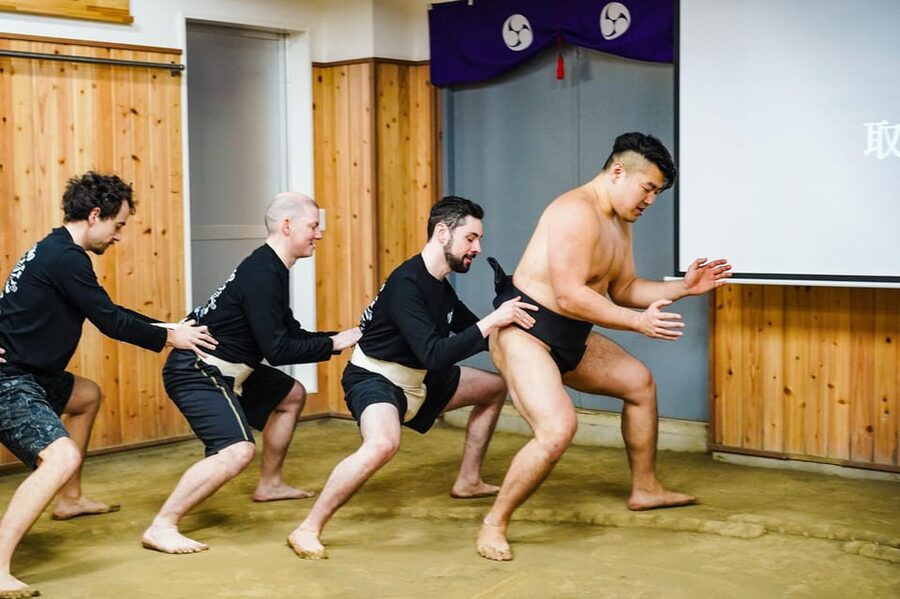 Tokyo: Authentic Sumo Wrestling Experience with Lunch - Key points at a glance