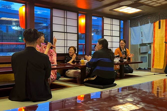 Tokyo Bay Yakatabune Cruise with Traditional JapaneseShow Drinks - Drinks, food, and the important fine print